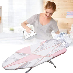 Lightweight Height Adjustable Ironing Board with Steam Iron Rest