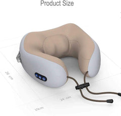 Rechargeable U Shaped Electric Travel Neck Massage Pillow